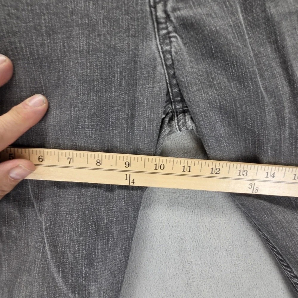 Vintage Levis Blue Star Jeans Mens 34x34 Gray Charcoal Wash Zip Fly Engineered